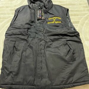 Yellowstone Dutton Ranch Black Vest Small